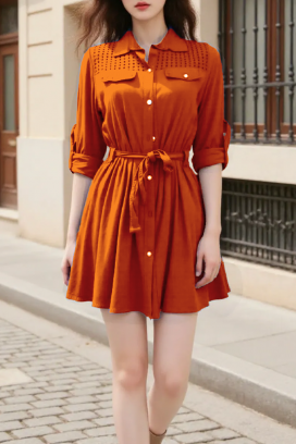 Sukienka DELFERZA ORANGE