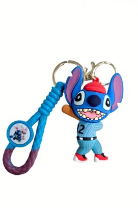Akcesorium do kluczy, placaków i toreb STITCH Baseball SKY