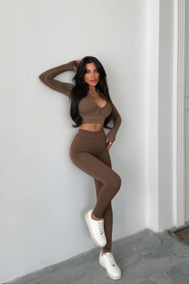 Komplet sportowy RAINDINA BROWN