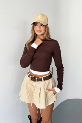 Bluzka SERGNOZA BROWN