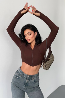 Bluzka ZLAMONZA BROWN