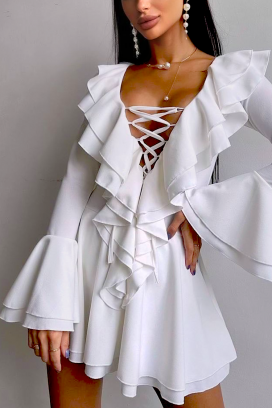 Sukienka ZARMOLDA WHITE