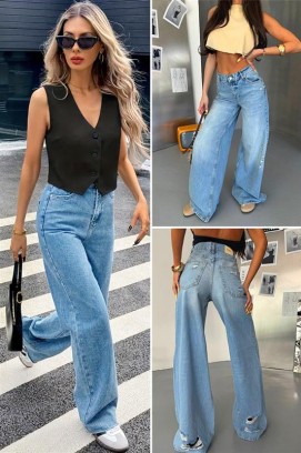 Jeansy GLAZELDA BLUE