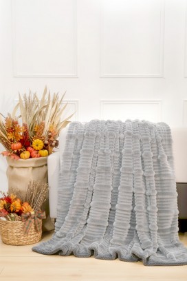 Koc JERLONDA LIGHT GREY 200x220 cm