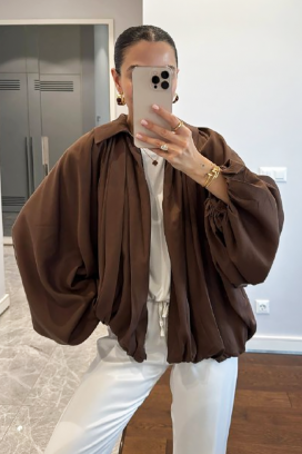 Kurtka BOMBZINA BROWN
