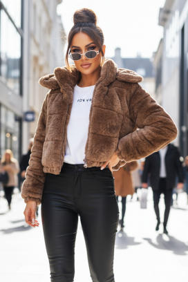 Kurtka GIRFOLSA BROWN