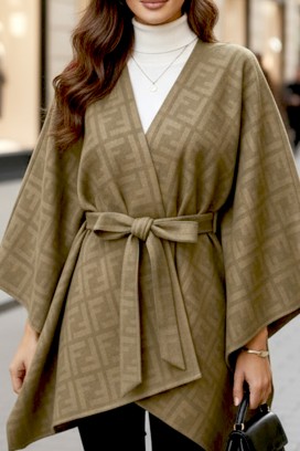 Ponczo DERLONDA BEIGE
