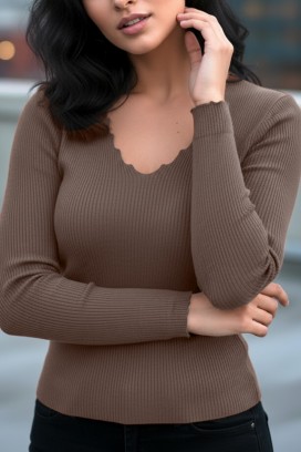 Bluzka VORNELFA BROWN