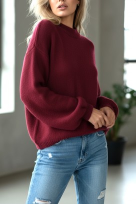 Sweter VIZONDRA BORDO