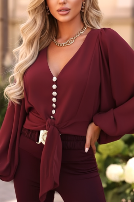 Bluzka AMORZANA BORDO