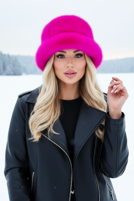 Czapka OUZANA FUCHSIA