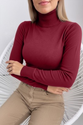 Sweter BRONENZA BORDO