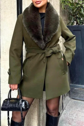 Płaszcz DOLNEVA KHAKI