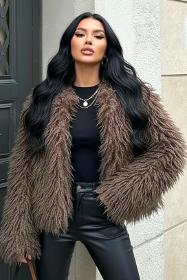 Płaszcz AMIRENA BROWN
