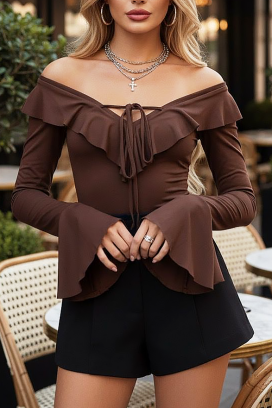 Bluzka KEFLILZA BROWN