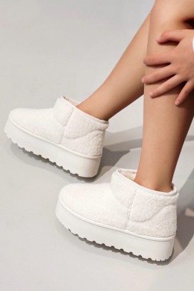 Botki PUHVILZA WHITE