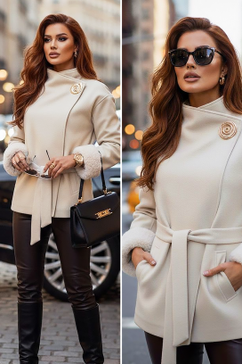 Płaszcz BLOFLINDA ECRU