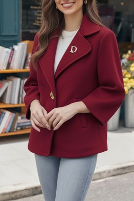 Płaszcz ZOLTINDA BORDO