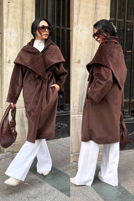 Płaszcz ALSIENA BROWN