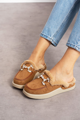 Kapcie KARMINSA CAMEL