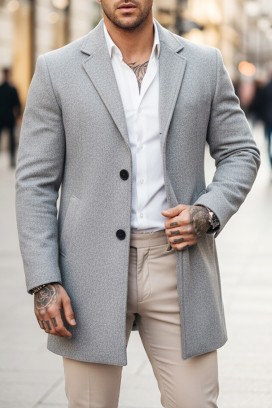 Płaszcz DERKEDO GREY