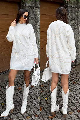 Sukienka GANIZETA WHITE