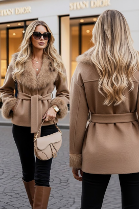 Płaszcz ZARKENZA BEIGE