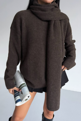 Sweter ERTILODA BROWN