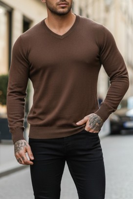Sweter MARKAN BROWN