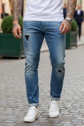 Jeansy KARLODO BLU