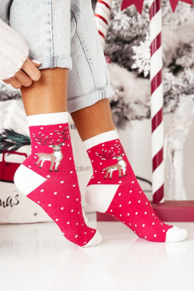 Skarpety BLUFELDA FUCHSIA