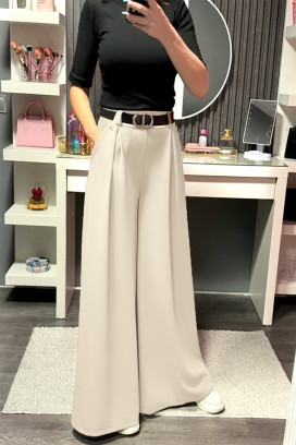 Spodnie ILOPERNA ECRU