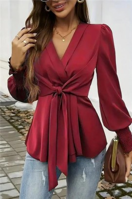 Bluzka GIRFOLZA BORDO