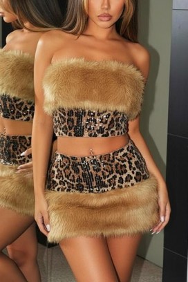 Komplet ZIBRENA BEIGE