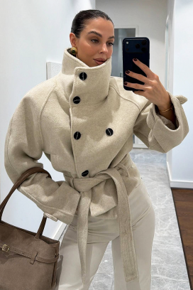 Płaszcz GREIONA ECRU