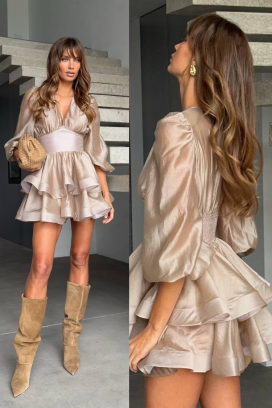 Sukienka VLONDELA BEIGE