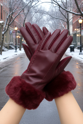 Rękawiczki POLIARZA BORDO