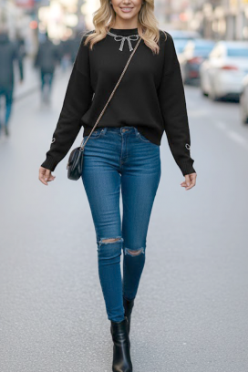 Sweter GLEMALDA BLACK