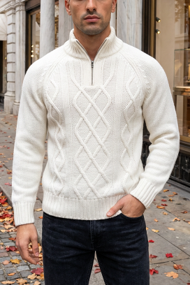 Sweter MOXORO WHITE