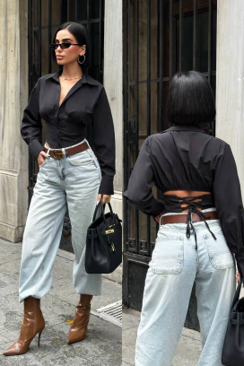 Koszula BANSOLTA BLACK