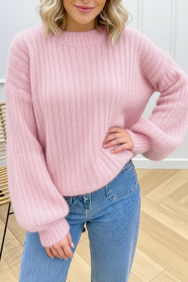 Sweter DROVELDA PUDRA