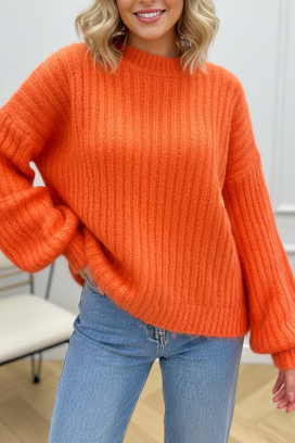 Sweter DROVELDA ORANGE