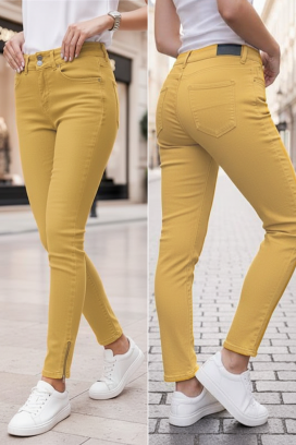 Jeansy KRIMIZA YELLOW