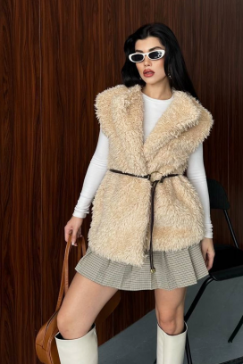 Kamizelka TRENDYNA BEIGE