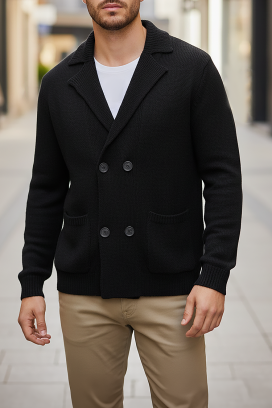 Kardigan ZOMERO BLACK