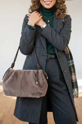 Torebka VELOROZA MOCHA