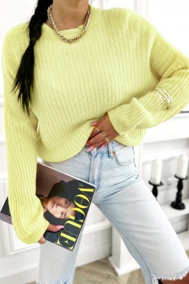 Sweter TREFIOLA YELLOW