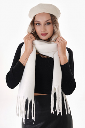 Szalik SHARMALDA WHITE