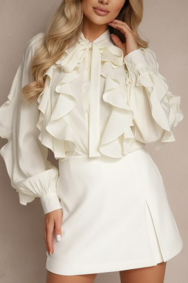 Koszula VOLANDA ECRU