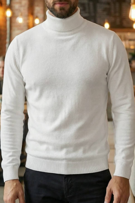 Sweter BENZEMO WHITE